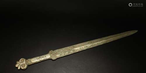 An Estate Chinese Ancient-framing Bronze Vessel Sword