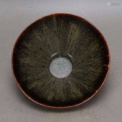 A BLACK OIL SPLASHED BOWL SONG DYNASTY 10TH/C.