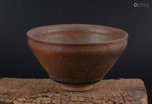 A BROWN OIL SPLASH BOWL SONG DYNASTY 10TH/C.