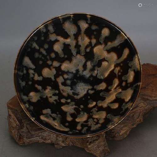 A BLACK OIL SPLASHED BOWL SONG DYNASTY 10TH/C.