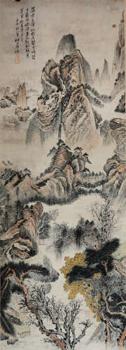 近代 汪琨 （1877－1946）山水