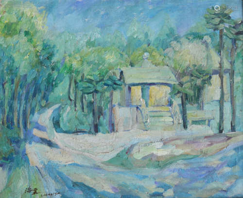 近代 刘海粟 （1896-1994） 油画