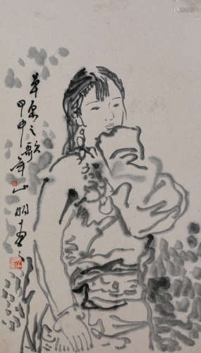 近代 吴山明 (1941-)人物
