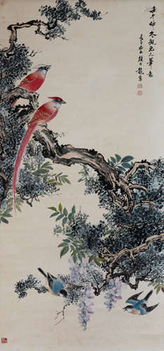 近代 颜伯龙 （1898-1955）花鸟