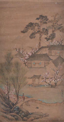 近代 方薫 (1736-1799)《暮归图》