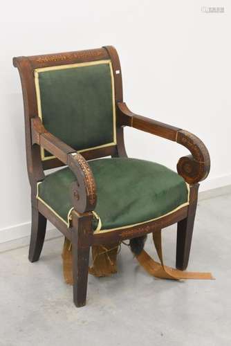 Fauteuil Charles X (à restaurer)