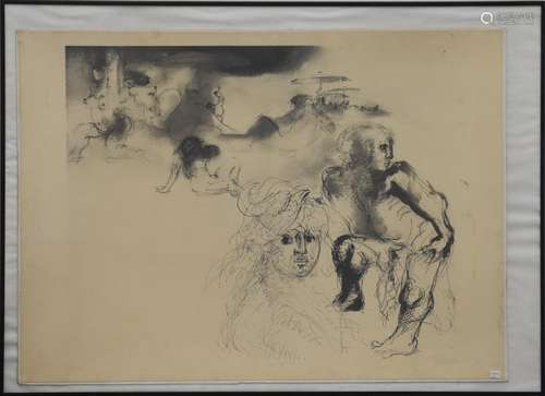 Lithographie de Roger Somville (63x90cm)