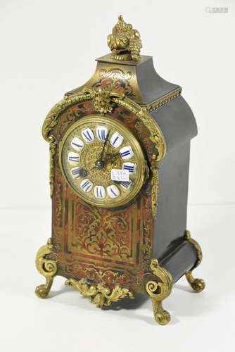 Pendule Boulle Napoléon III (Ht 30cm)