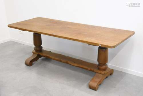 Table gaumaise en chêne (200 x 80cm)