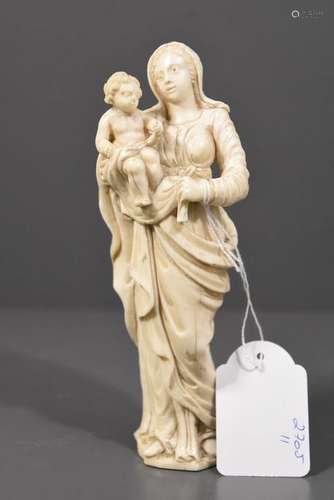 Vierge sculptée (Ht 16cm)