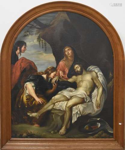 Tableaux religieux, huile sur toile, \