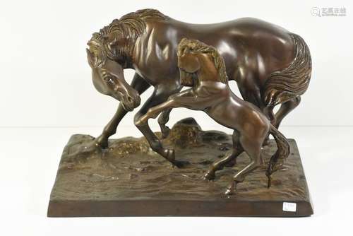 Sculpture tardive en bronze \