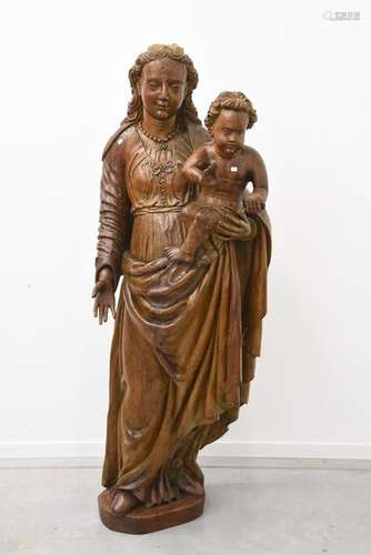 Grande Vierge 17ème, flamand (Ht 170cm)