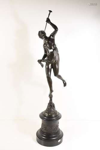 Statue en bronze \