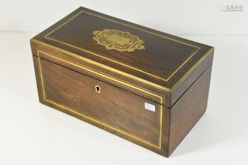 Coffret 19ème Boulle (Ht 14 x 27 x 14cm)