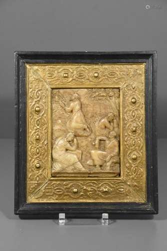 Relief en albâtre de Malines (12.5x10cm)