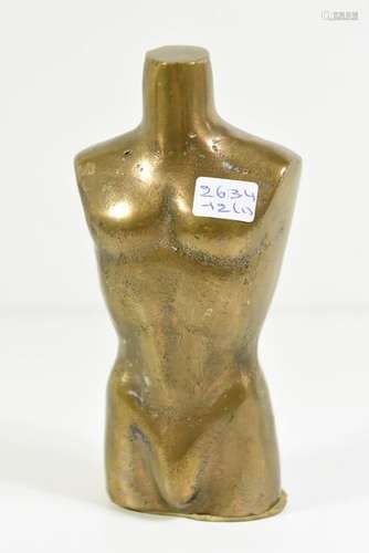 Torse d'homme en bronze (Ht 15cm)