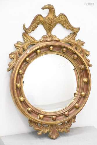 Miroir à décor d'aigle de style Empire