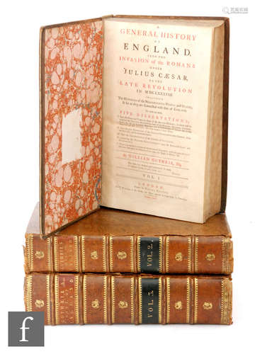 Guthrie, William - A General History of England, published by Daniel Brown, London, 1745, original