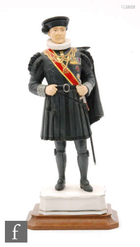 A Royal Worcester figure The Privy Chamberlain of the Sword & Cape, from The Papal Series, number 99