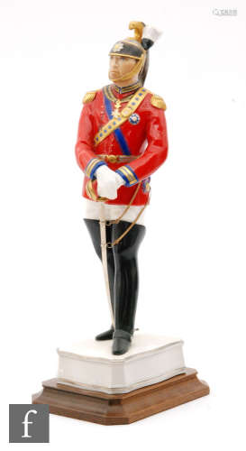 A Royal Worcester figure Colonel of the Noble Guard, from The Papal Series, number 86 of 150, height