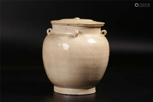 A CHINESE HU TIAN WARE JAR, SONG DYNASTY