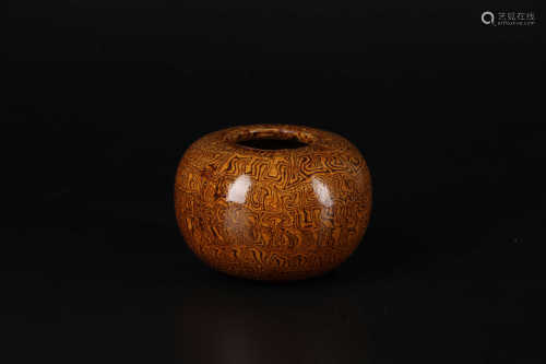 A CHINESE MARBLE WARE WATER POT, SONG DYNASTY