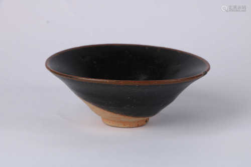 A CHINESE BLACK GLAZED TEA CUP, SONG DYNASTY