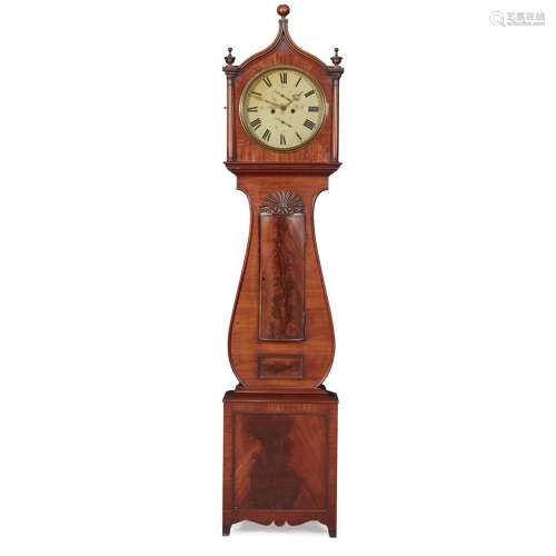 A SCOTTISH GEORGE III MAHOGANY LONGCASE CLOCK BY CHARLES SHEDDEN, PERTH MID-19TH CENTURY the
