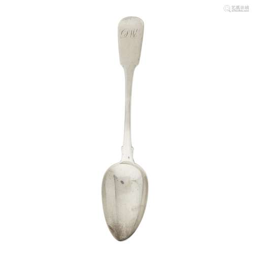 ABERDEEN - A SCARCE SCOTTISH PROVINCIAL TABLESPOON JAMES ROBERTSON AND ALEXANDER MOLLISON marked AM,