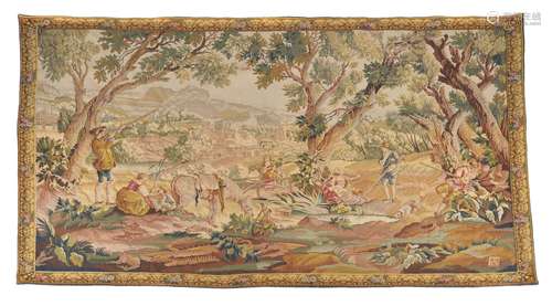 A tapestry panel in Louis XVI style