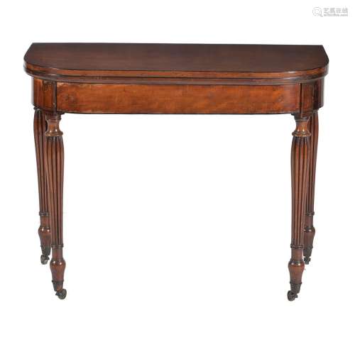A George IV mahogany tea table