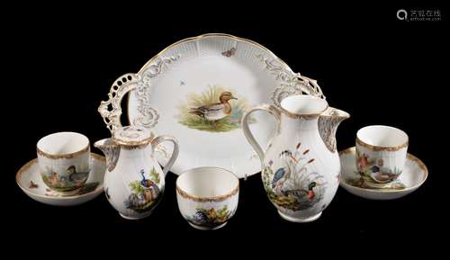 A group of German porcelains