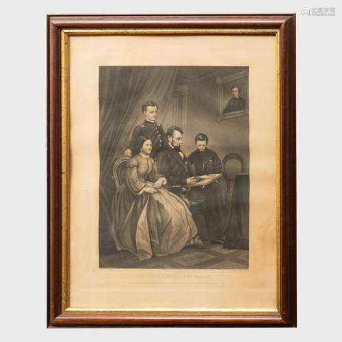 After F. Schell: President Lincoln and Family