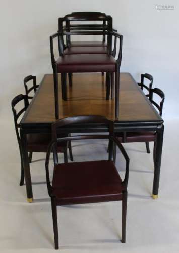 MIDCENTURY. John Stuart Signed Dining Est.