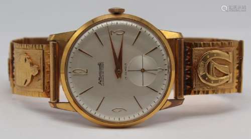 JEWELRY. Men's A.Marchand Watch with 18kt Gold