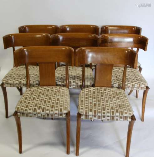 SET OF 8 FINE QUALITY KLISMOS CHAIRS AFTER T.H.