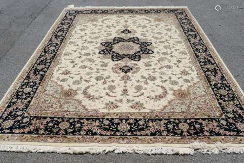 Vintage And Finely hand Woven Carpet .