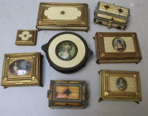 Lot Of Assorted Boxes and Music Boxes.