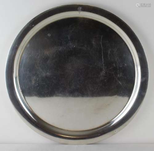 STERLING. Large Reed & Barton Round Serving Tray.