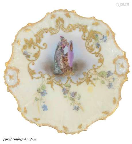 Limoge porcelain plate