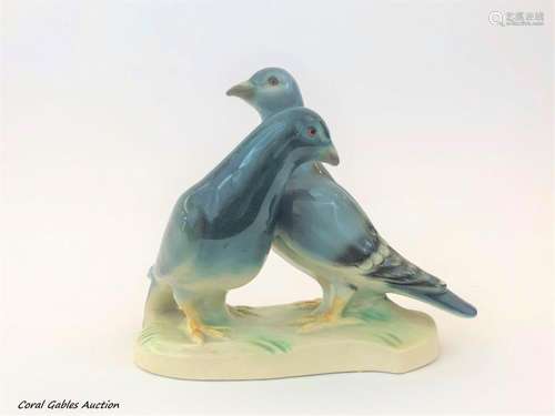 Porcelain figure. Signed German and numbered