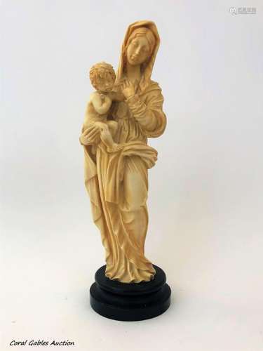 Italian porcelain sculpture. Signed A. Santini