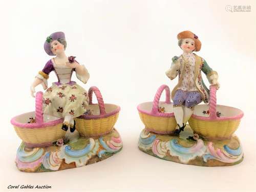 Pair of Meissen Figures