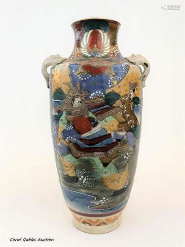 Japanese vase Satsuma style