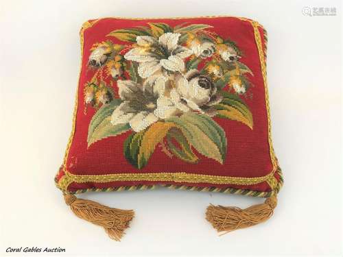 Beautiful cushion filled with feathers