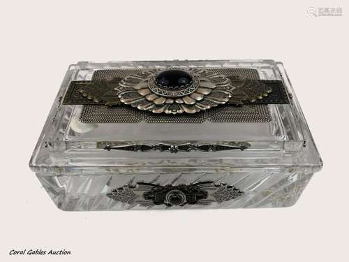 Crystal jewelry box