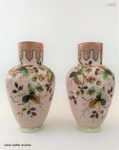 Two Opaline Vases