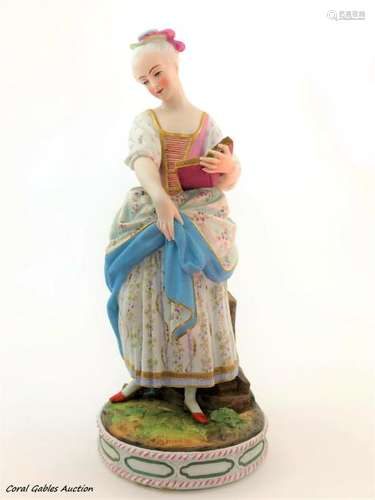 Antique Biscuit Figure