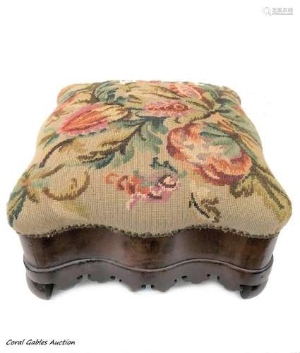 Antique English foot stool